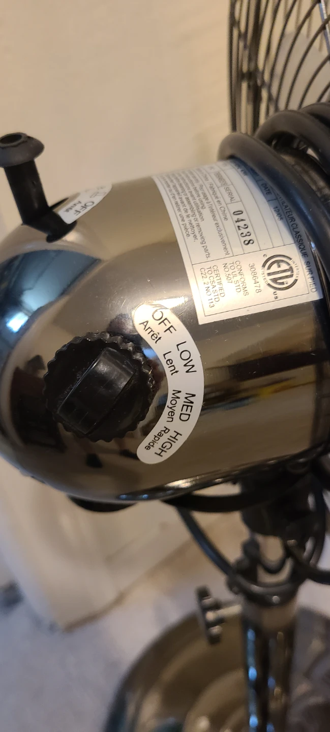 Metal Oscillating Stand FAN - Aloha Breeze - Great Condition - photo 4