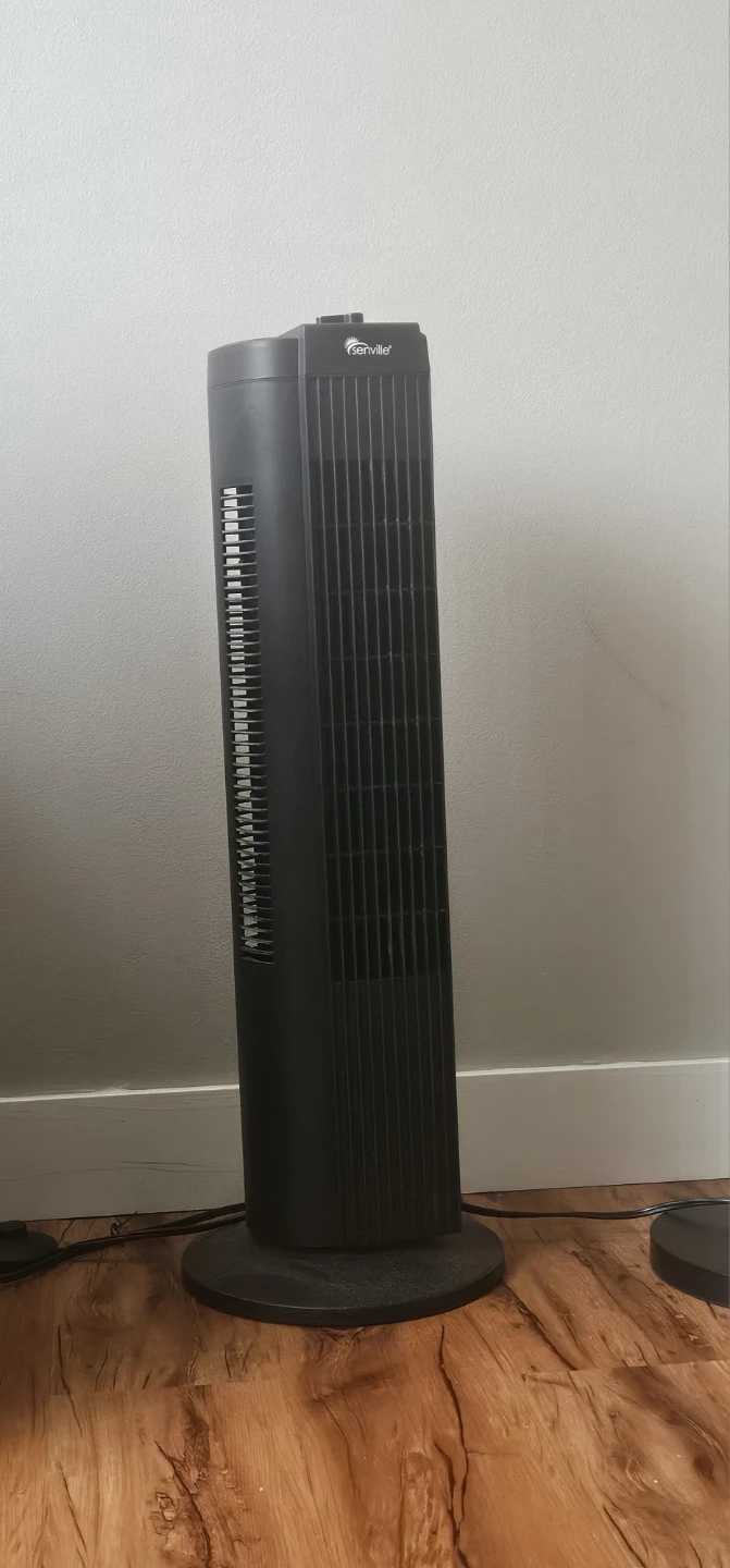 Senville Tower Fan - Black