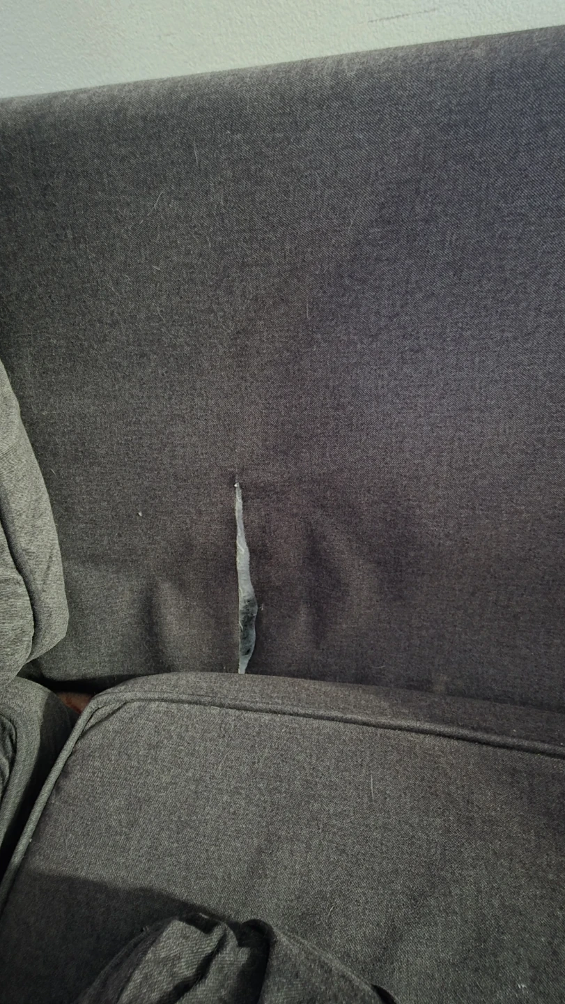 Dark Grey Sofa with Accent Pillows - photo 5
