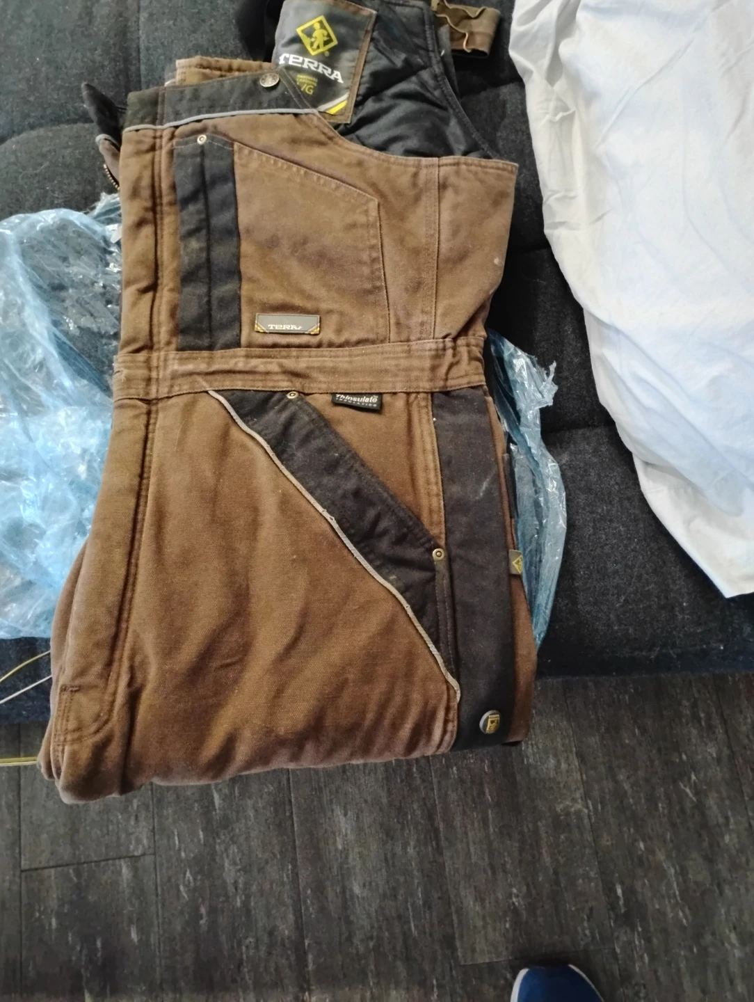 Terra Insulated Bib Overalls Size L/G - photo 2