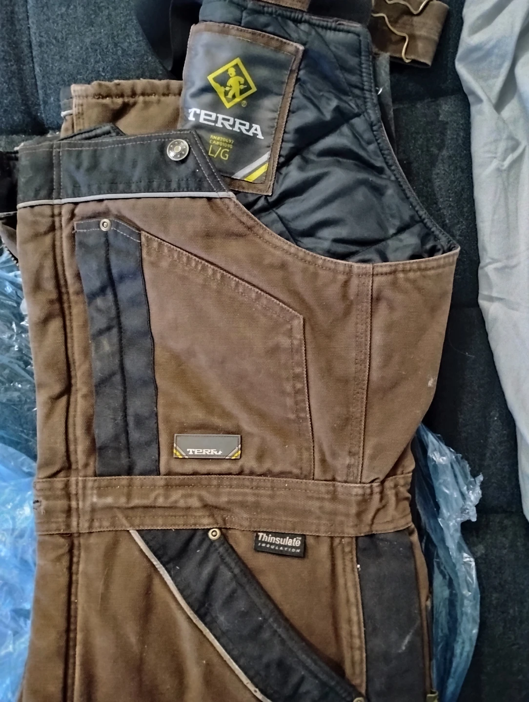 Terra Insulated Bib Overalls Size L/G - photo 3