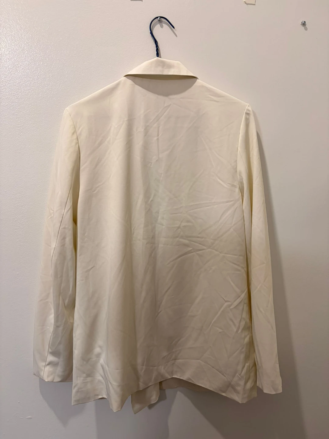 Forever 21 Cream Double-Breasted Blazer - photo 2