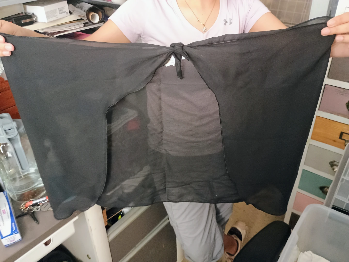 Absolutely Beach Black One Size Sarong Cover-up