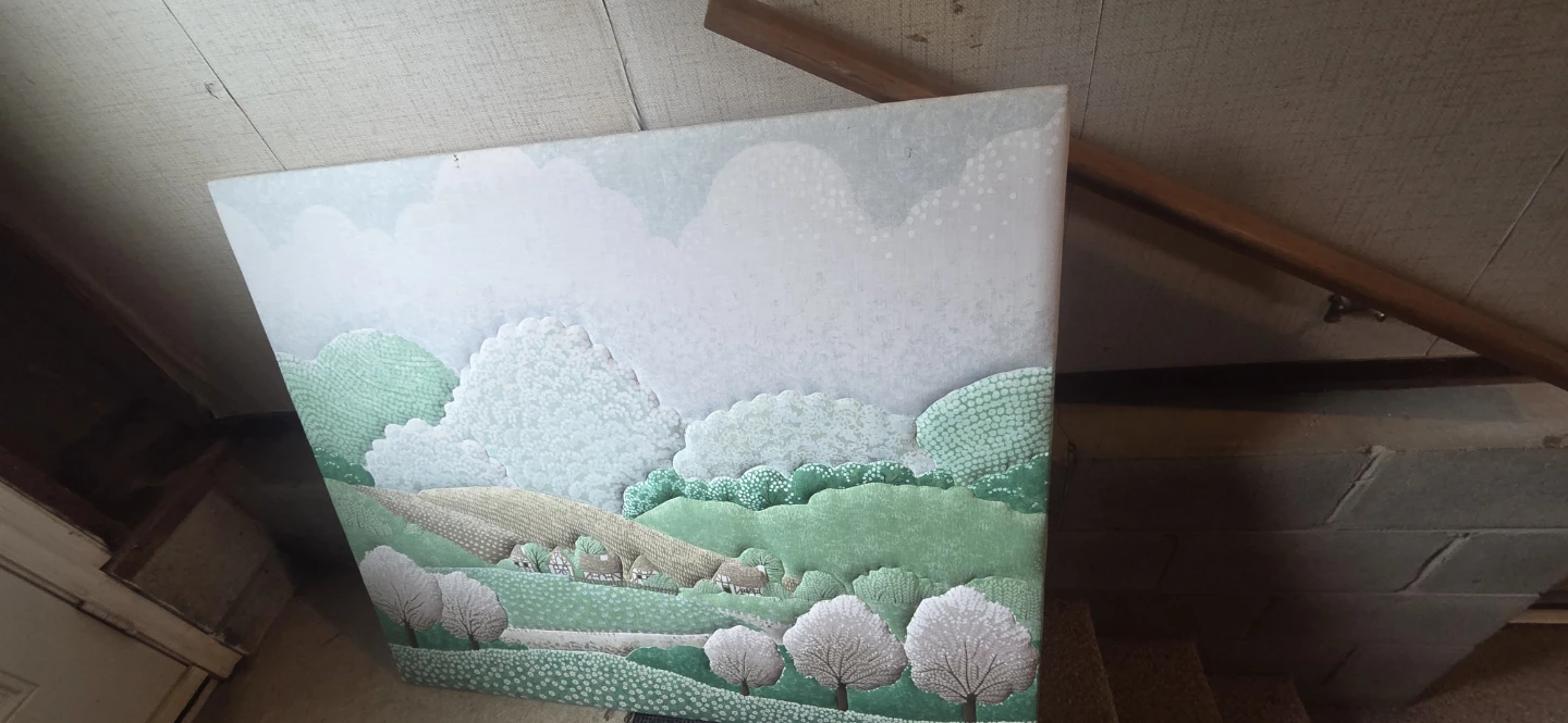 Framed Landscape Painting - photo 3