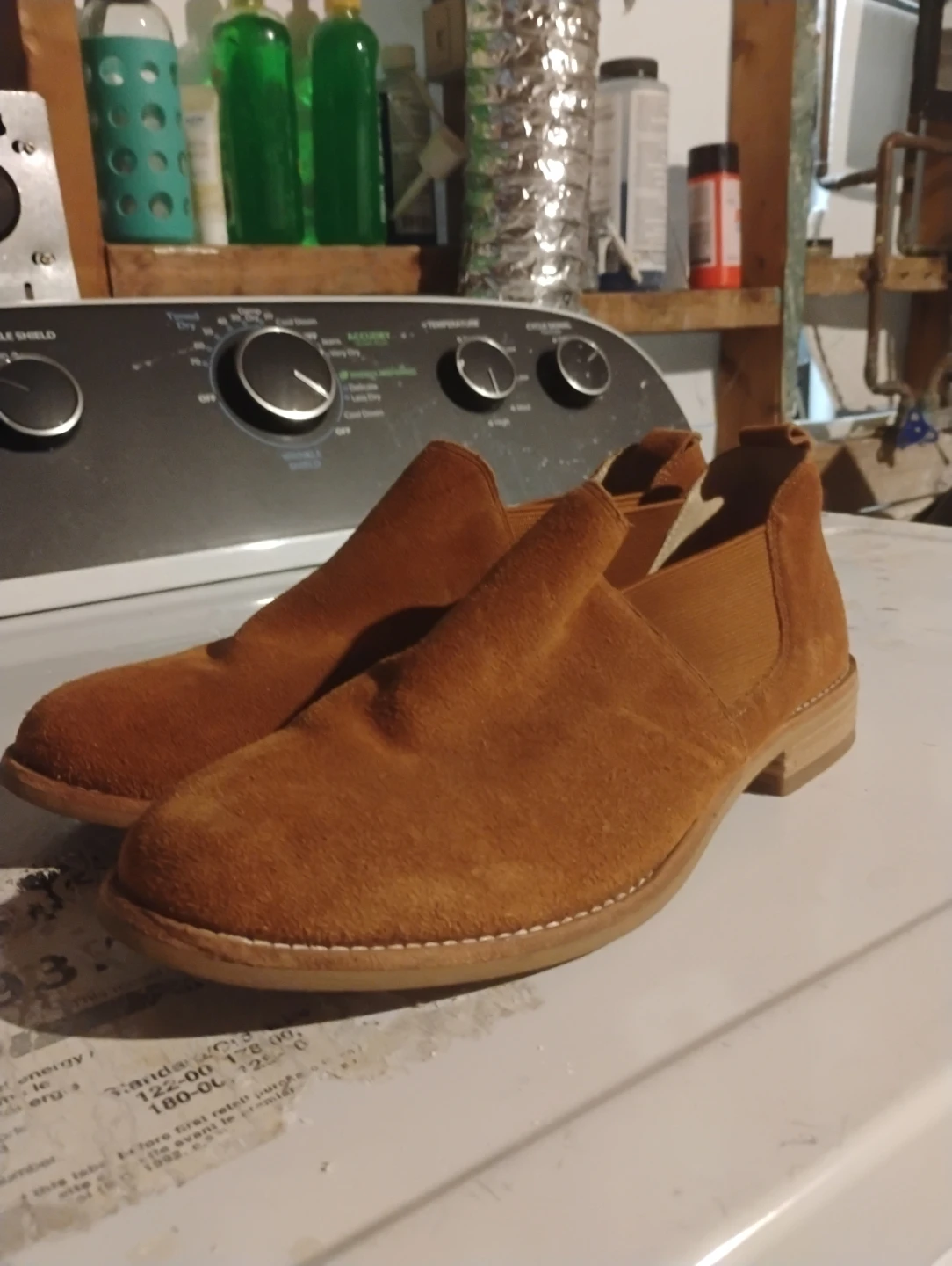 Brown Suede Chelsea Boots