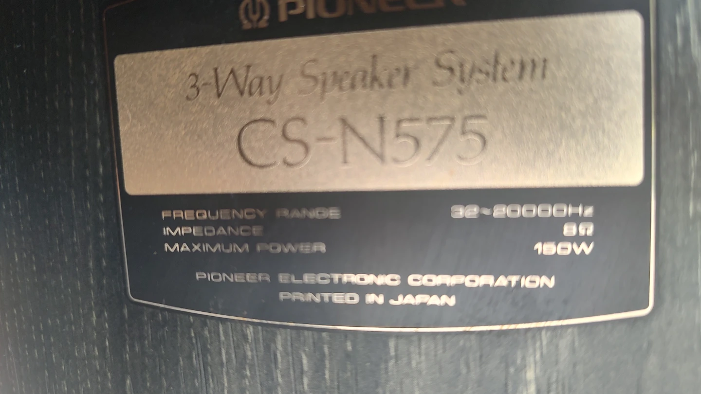 Pioneer CS-N575 3-Way Speaker System - photo 2
