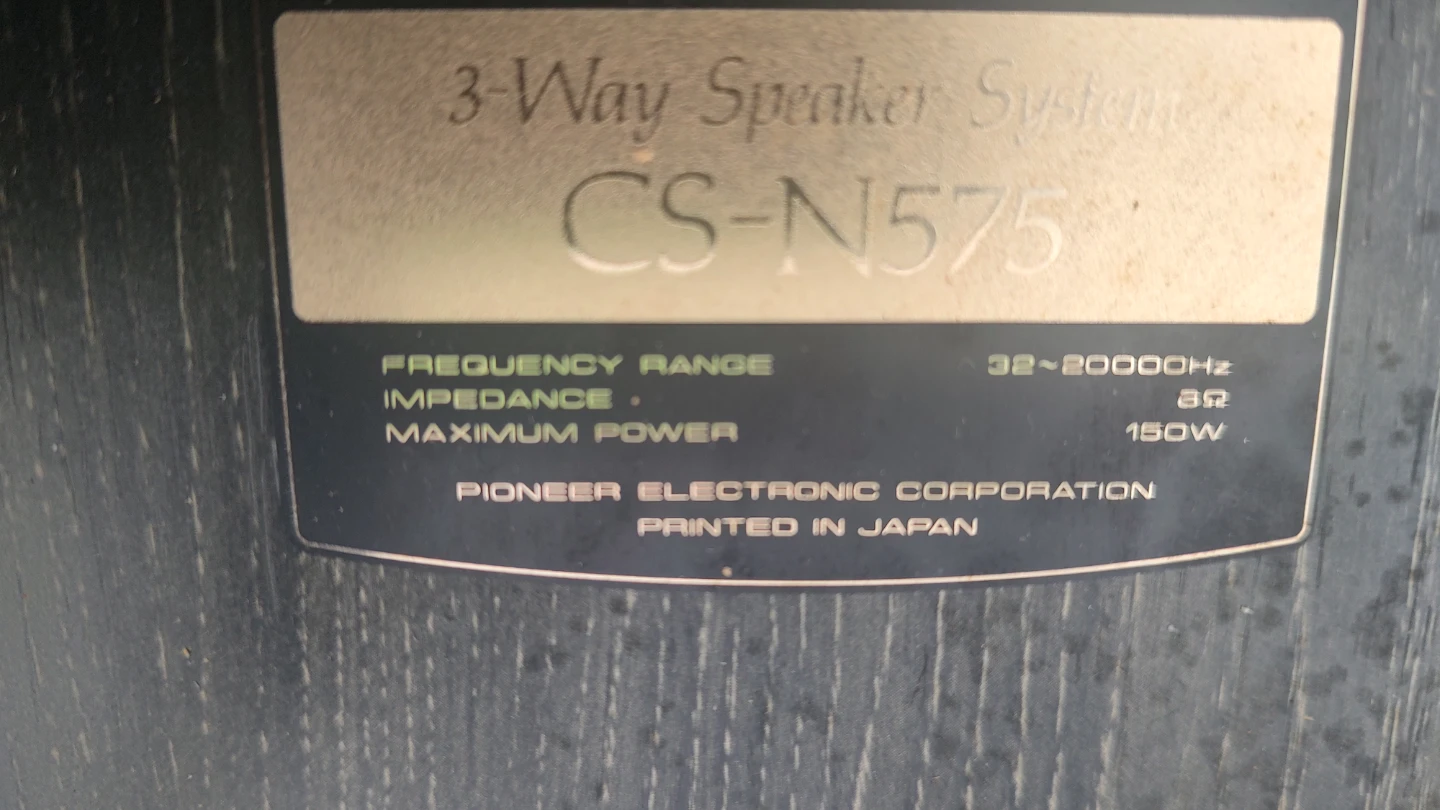 Pioneer CS-N575 3-Way Speaker System - photo 3