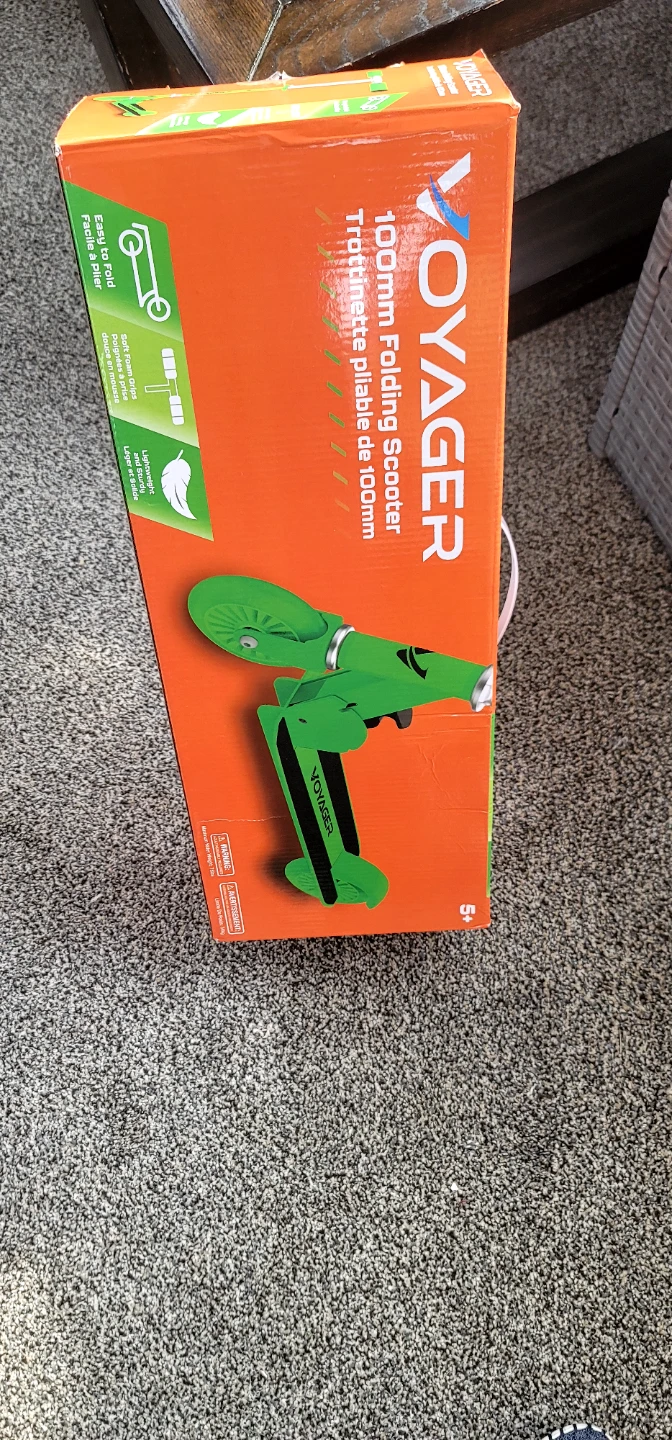 Voyager 100mm Folding Scooter - Green - photo 2