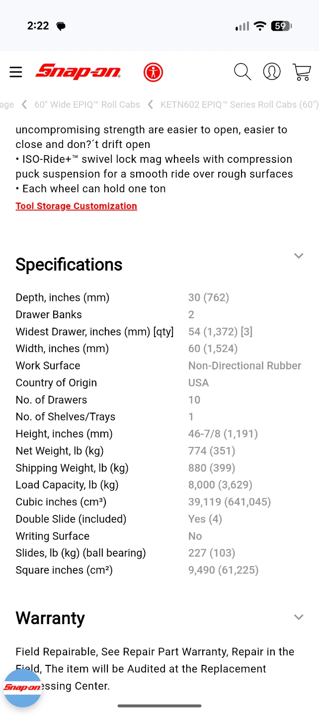 Snap-on Toolbox - photo 3