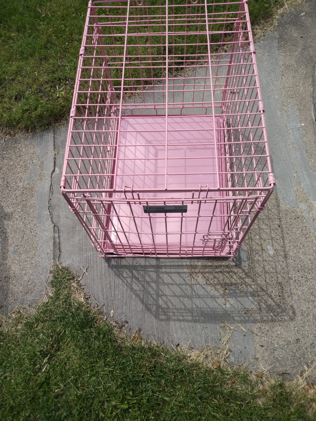 iCrate Pink  Dog Crate 24 X18 X 19. SE Habla Espanol $20 - photo 4