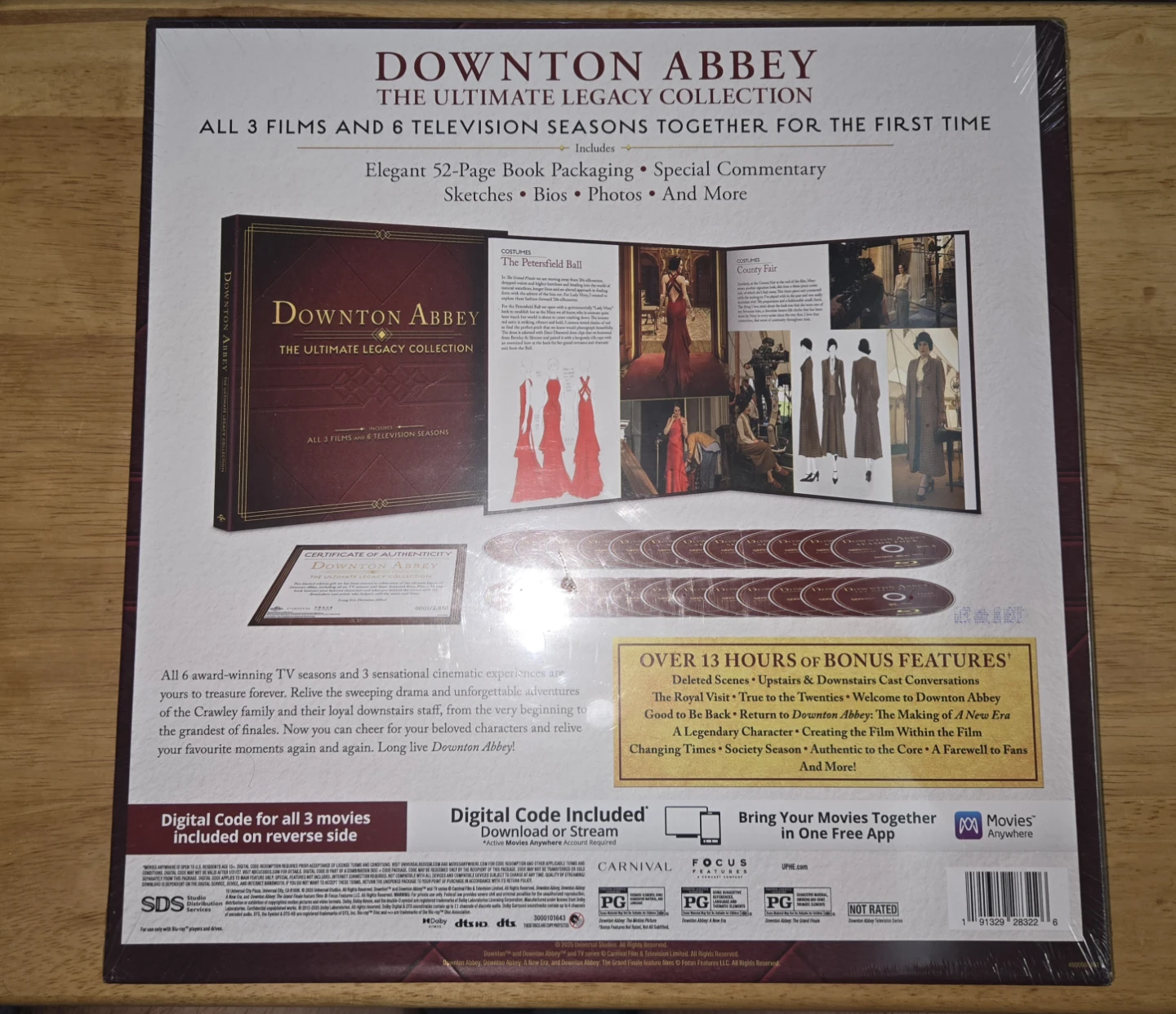 Downton Abbey The Ultimate Legacy Collection Bluray Box Set - photo 2