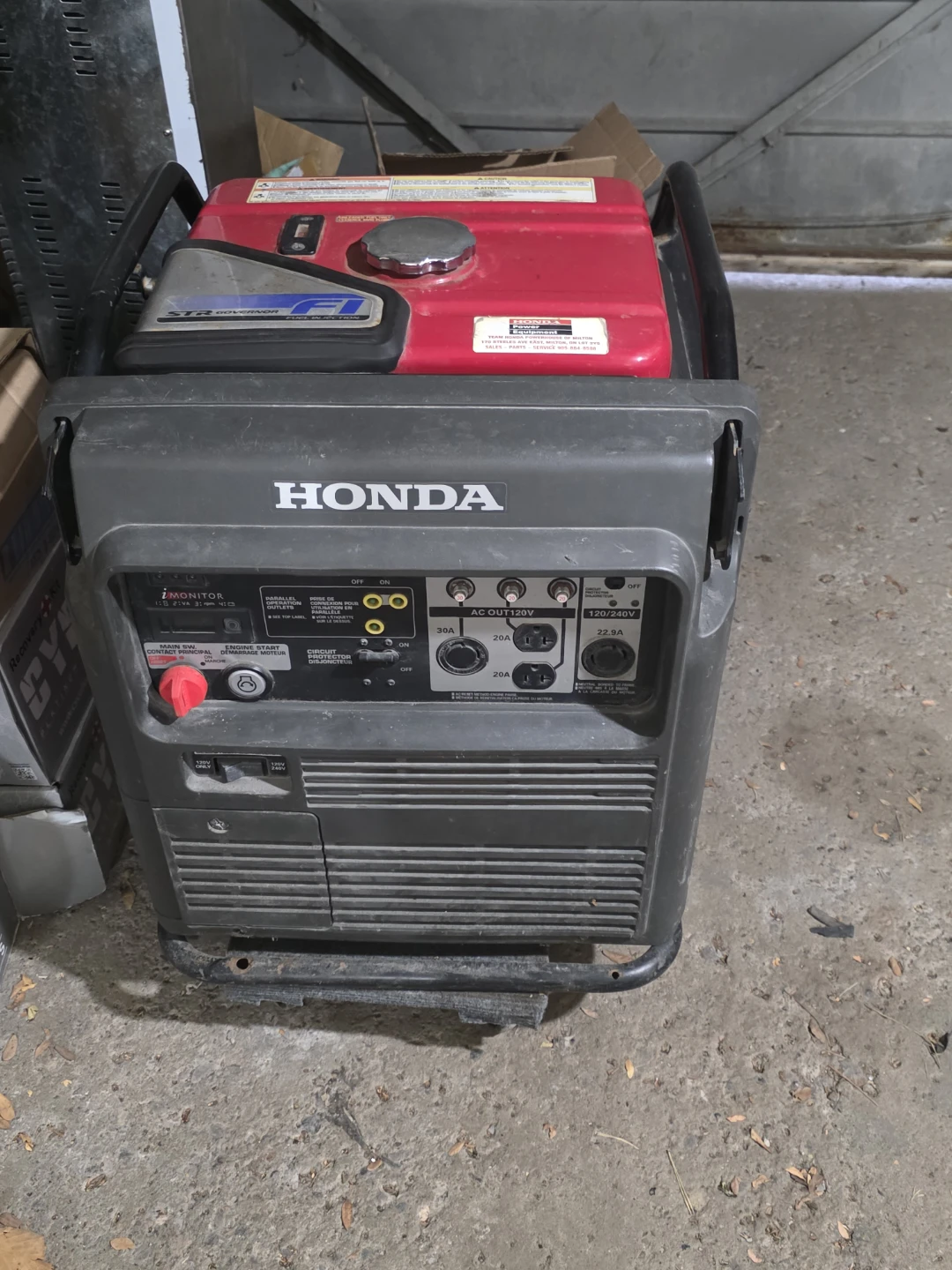 Honda EU7000is Fuel Injection Generator