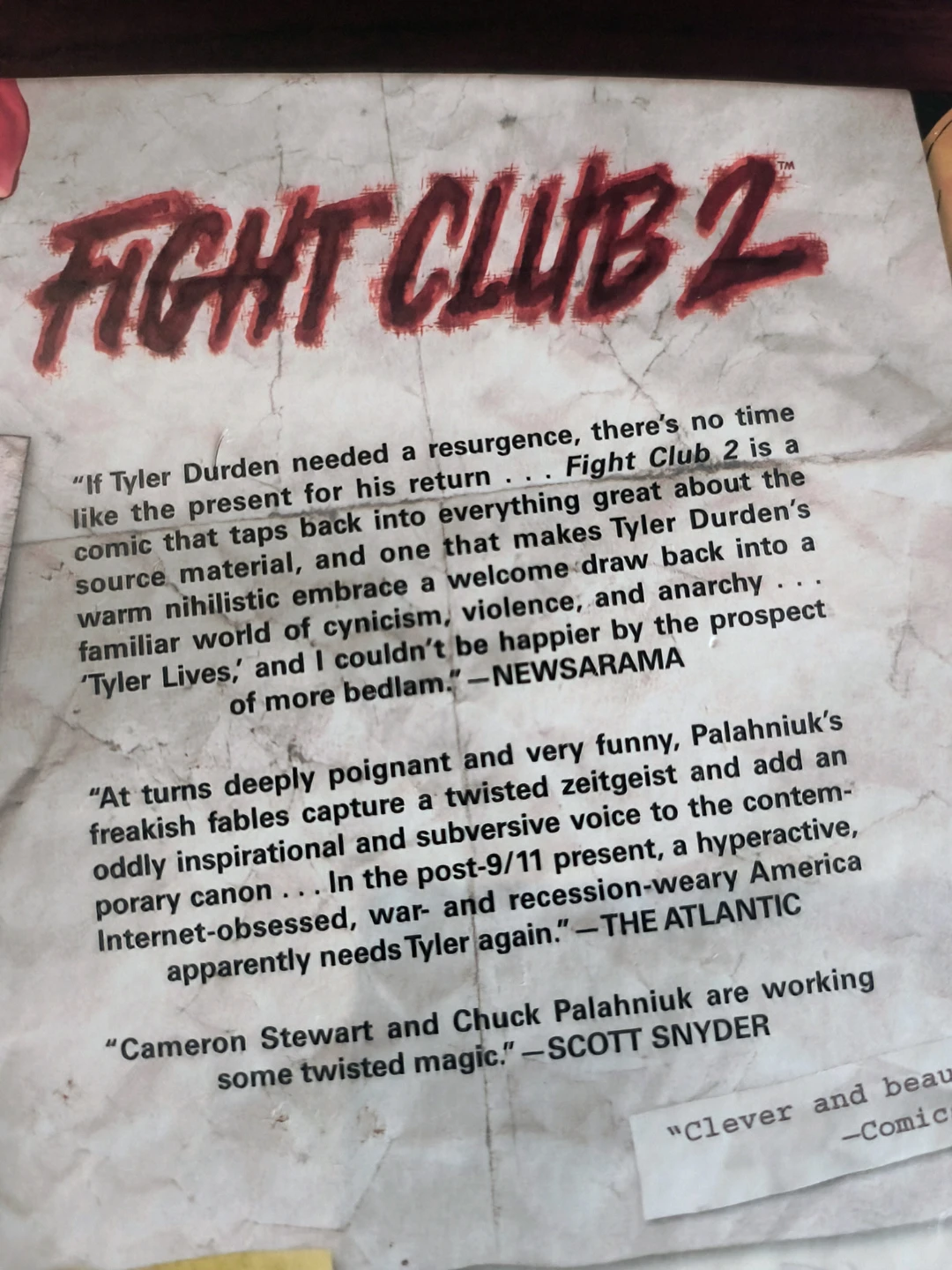 Fight Club 2 Graphic Novel by Chuck Palahniuk - photo 3