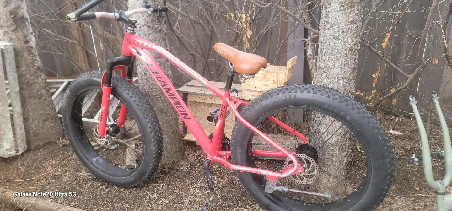 Red Champion Fat Tire Bike