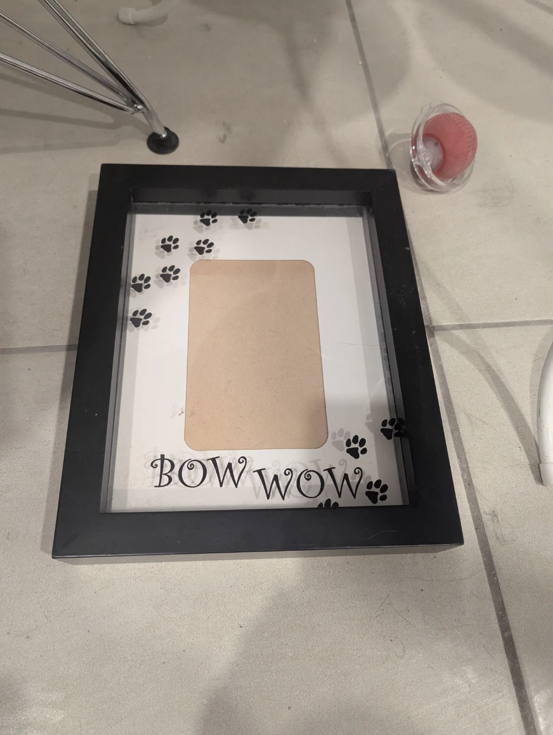 Black "Bow Wow" Photo Frame - photo 2