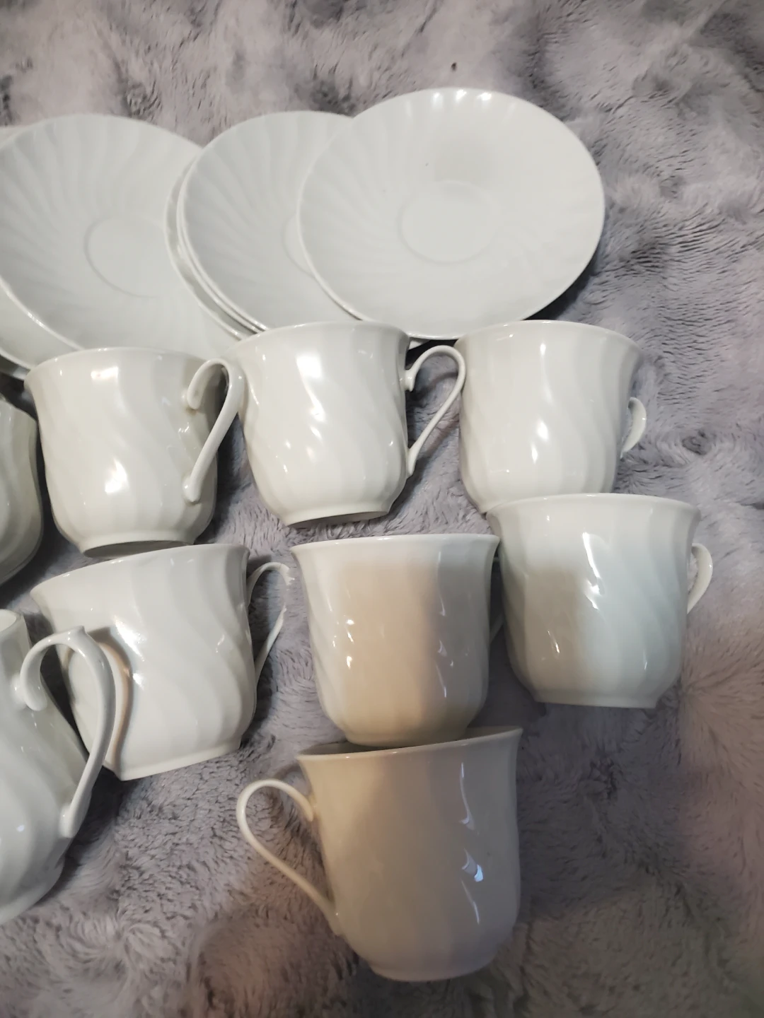 Ceramic Coffee Cup & Saucer Set with Sugar Bowl and Creamer - photo 5