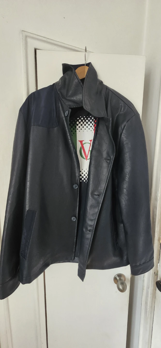 VG World Collection Men's Vegan leather Jacket - XL