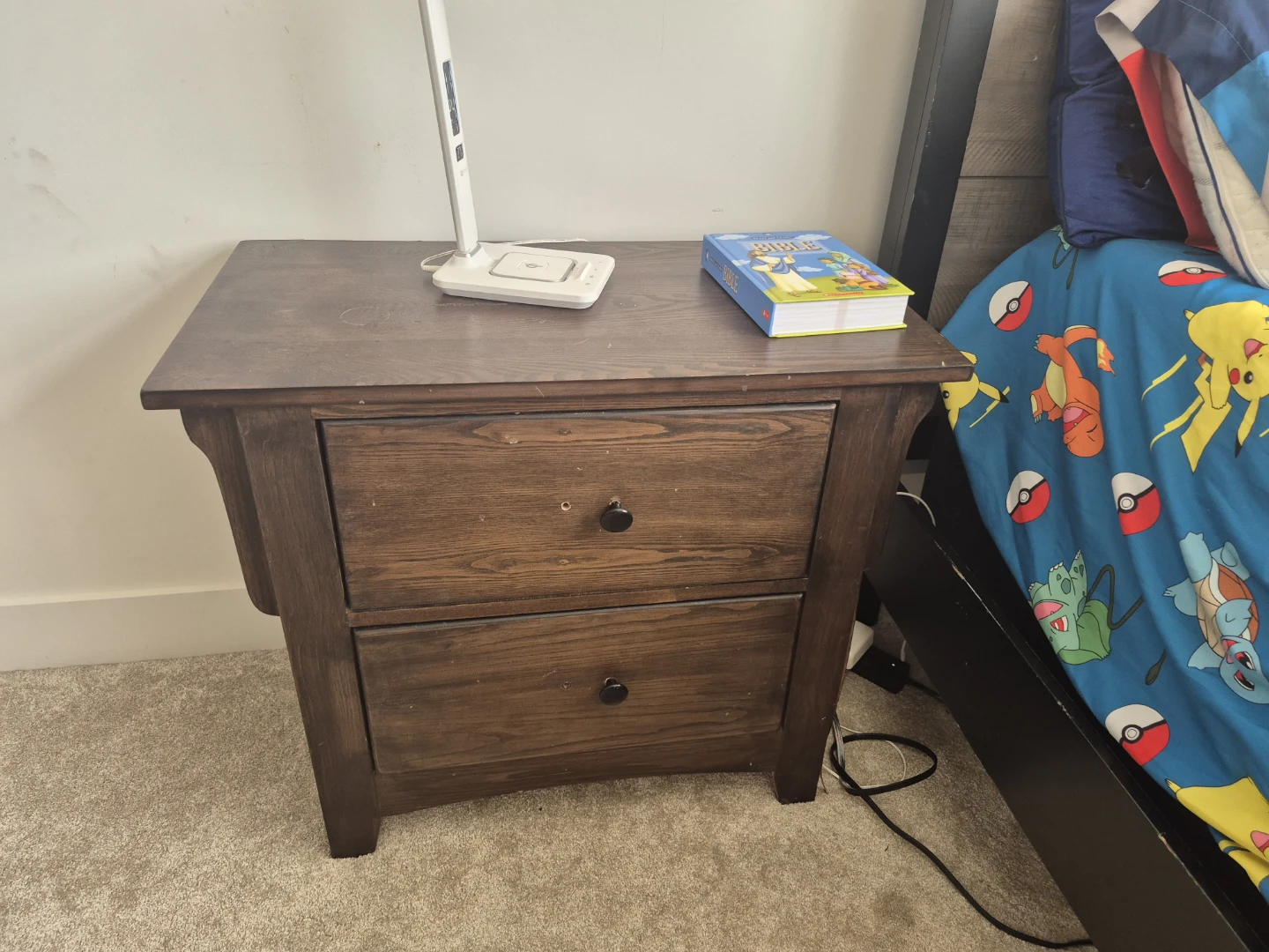 Dark Wood Dresser with 10 Drawers - photo 2