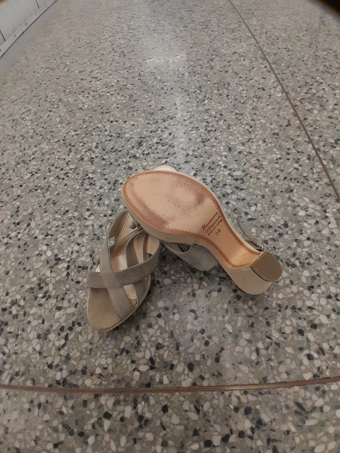 J.KIDD Grey Suede Heeled Sandals - photo 2