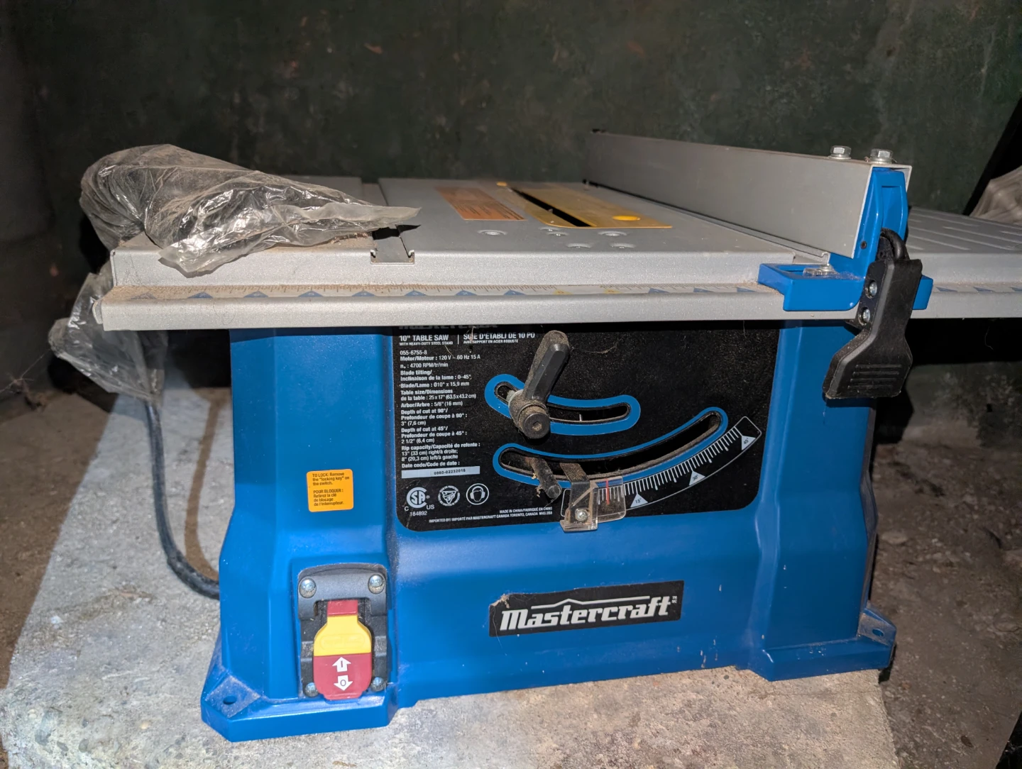 Mastercraft 10" Table Saw - photo 2