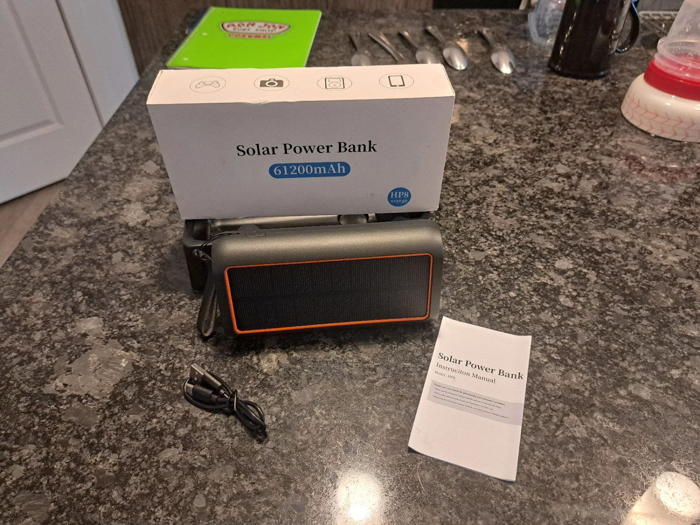 ReeZar HP8 Solar Power Bank 61200mAh - photo 4