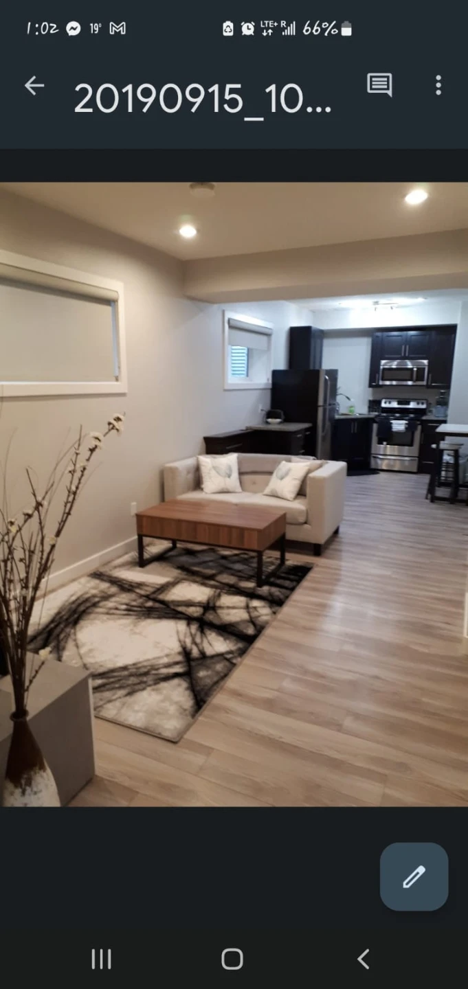 Basement suite for rent