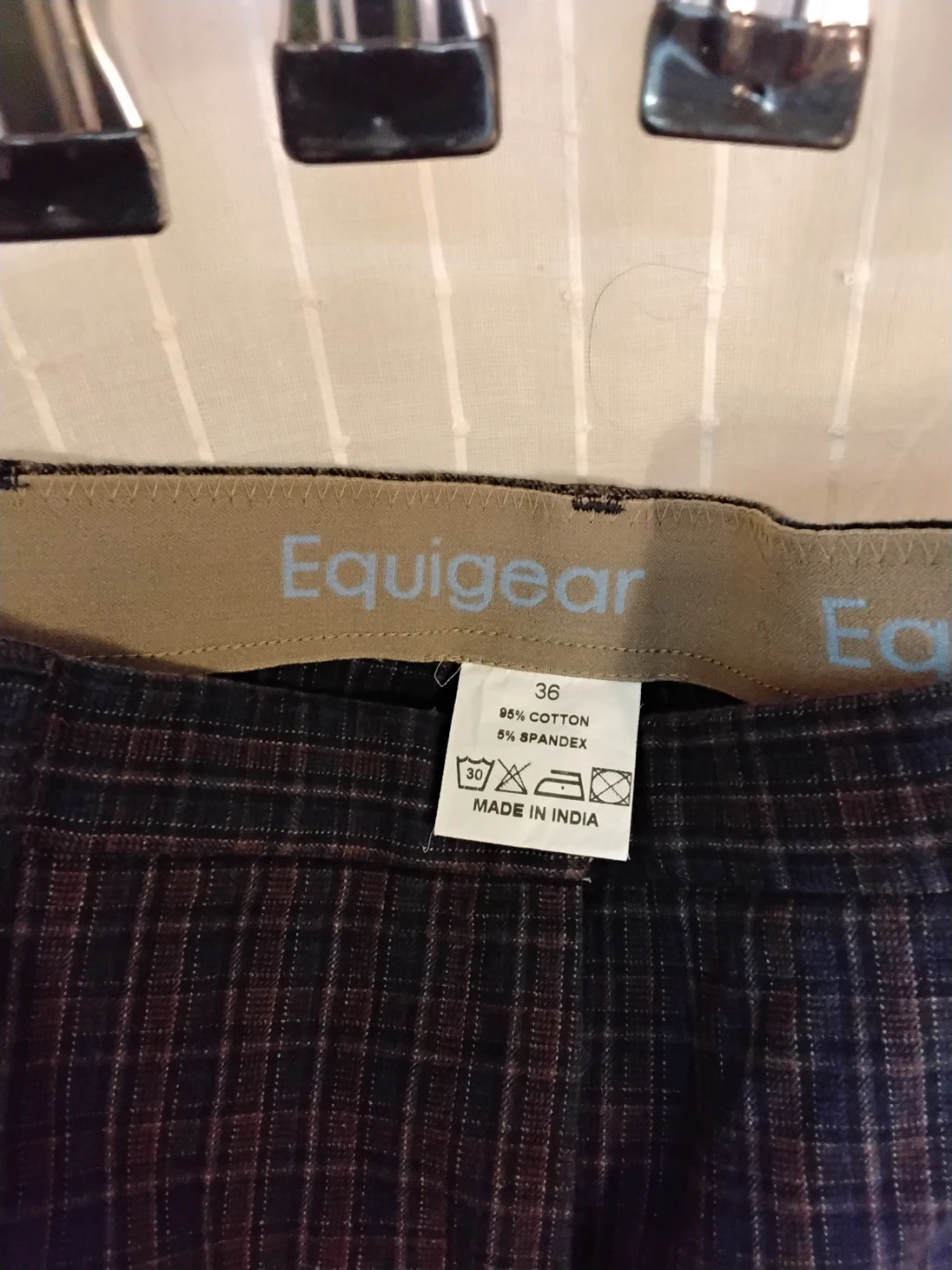 Equigear Plaid Pants - Size 36 - photo 4