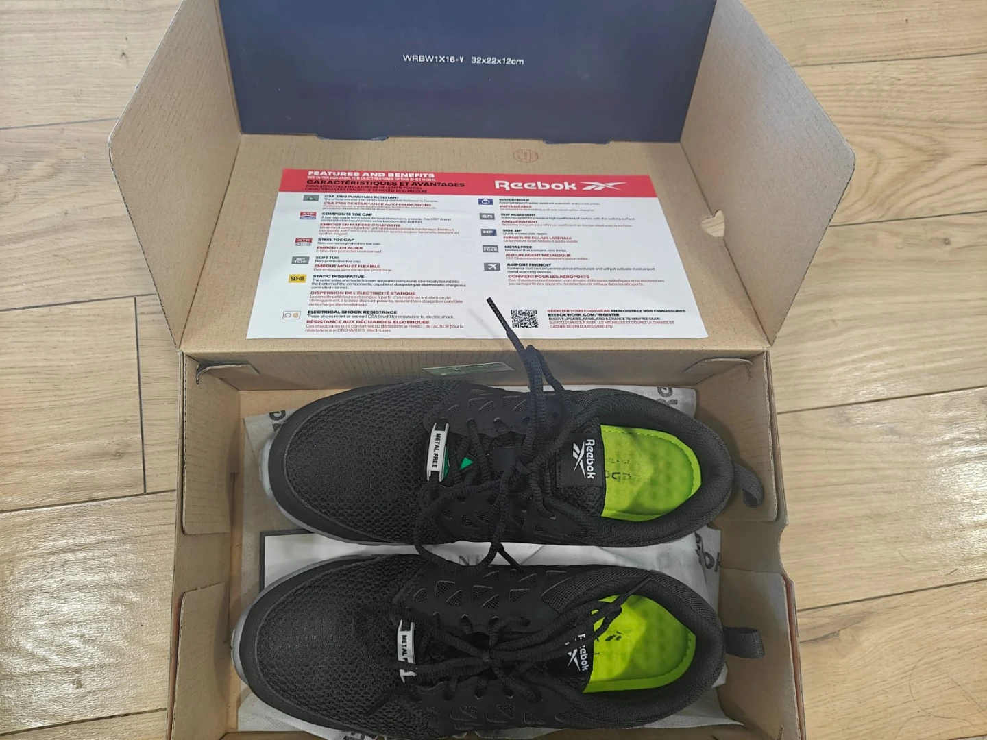 Reebok Black Safety Shoes - photo 3