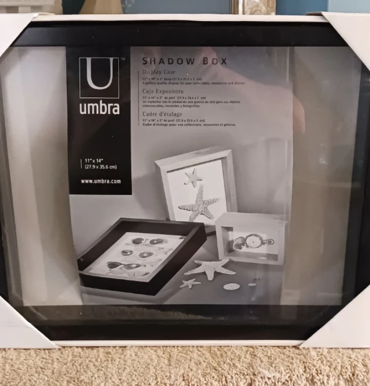 Umbra Shadow Box Display Case 11" x 14"