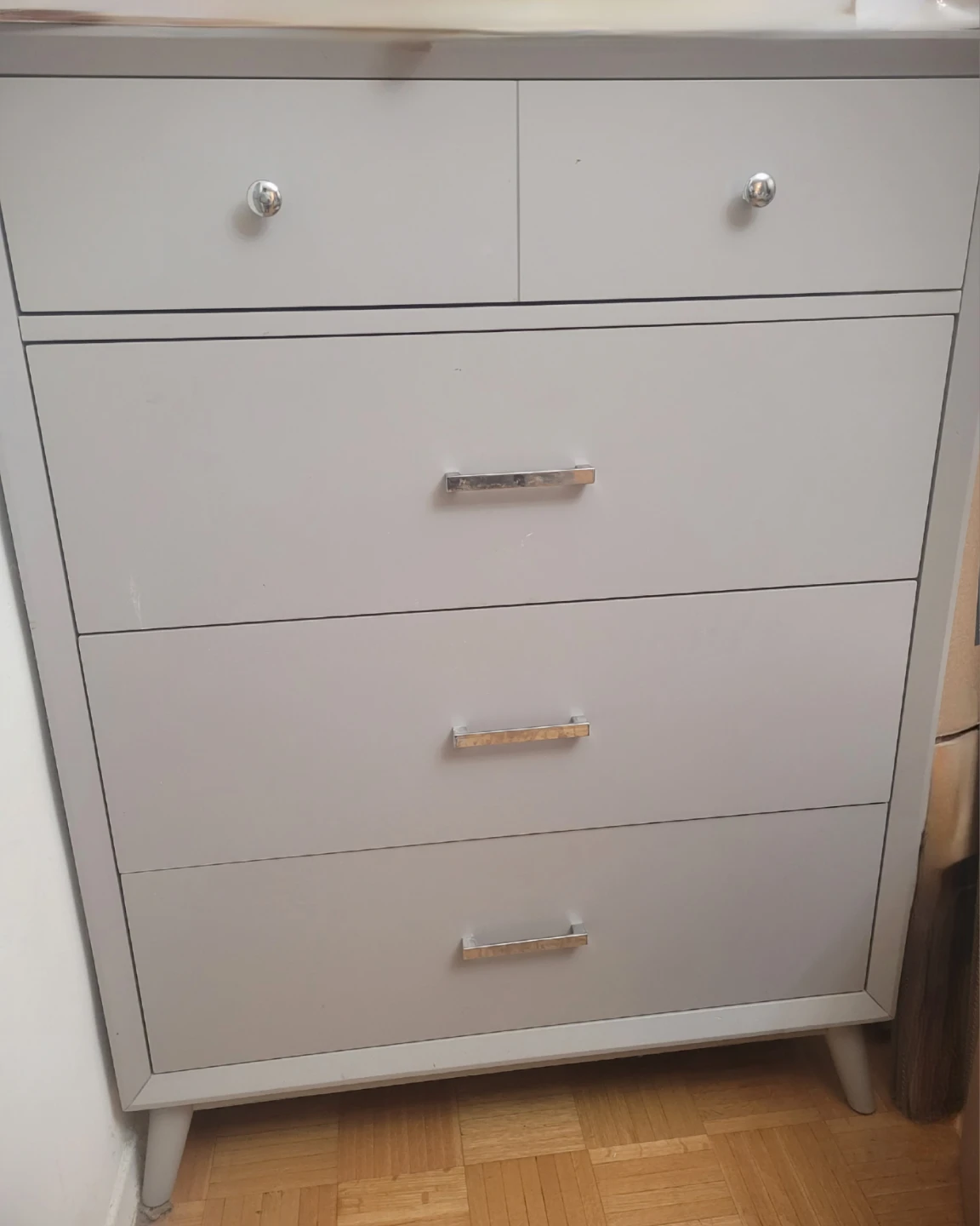 Grey 6-Drawer Dresser
