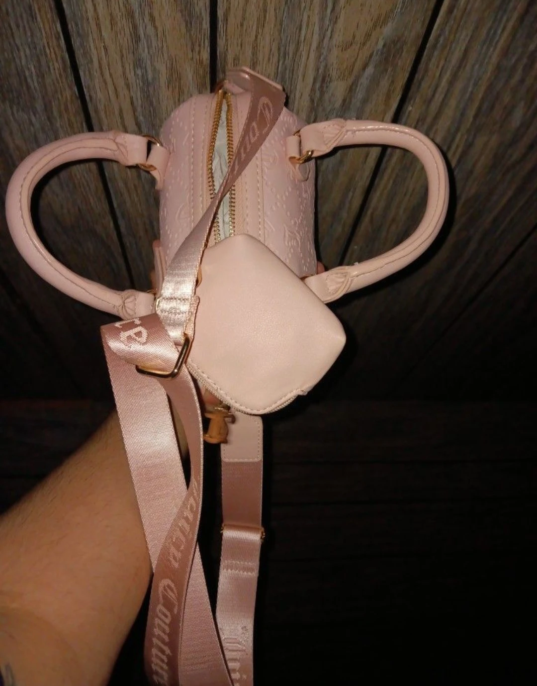 Juicy Couture Semi Charmed Satchel Pink Clay - photo 4