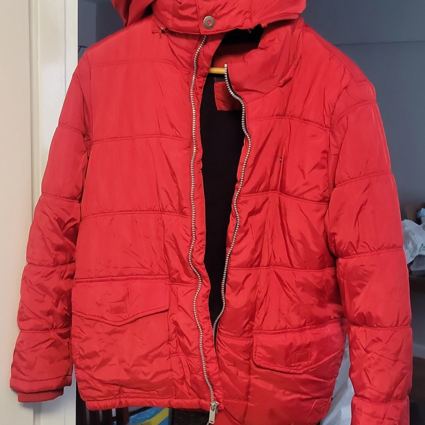 Tommy Hilfiger Puffer Jacket - Red