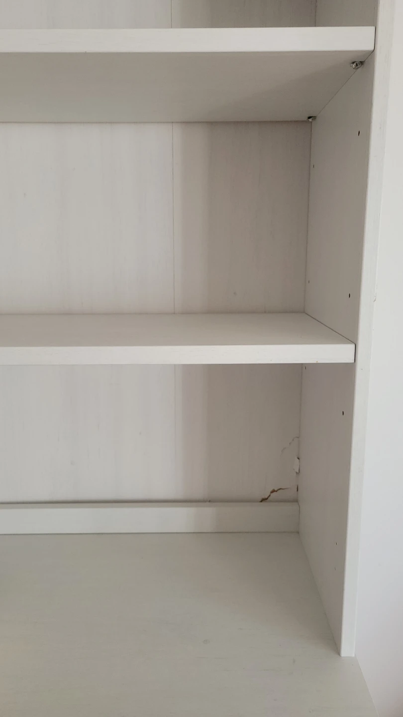 White Bookcase with Cabinet - photo 4