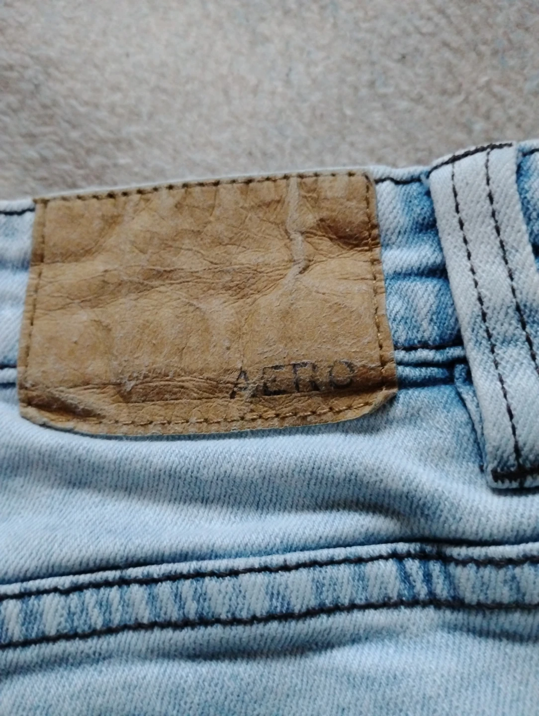 AERO "SUPER SKINNY" Light Wash Jeans - photo 3