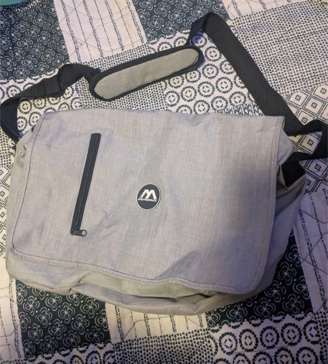 Grey Computer Bag