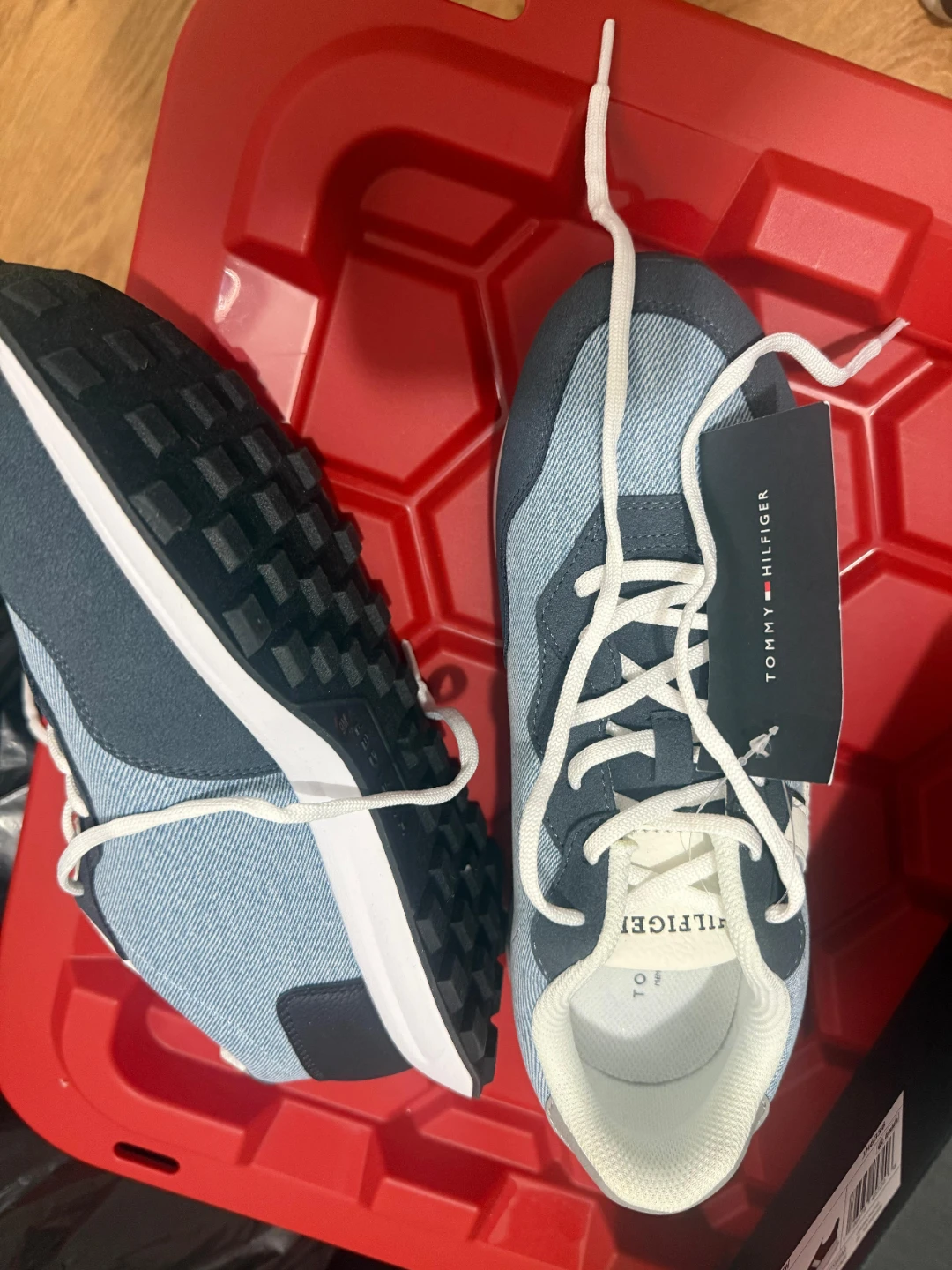 Tommy Hilfiger Women's Denim Casual Sneakers Not Worn at all - photo 3