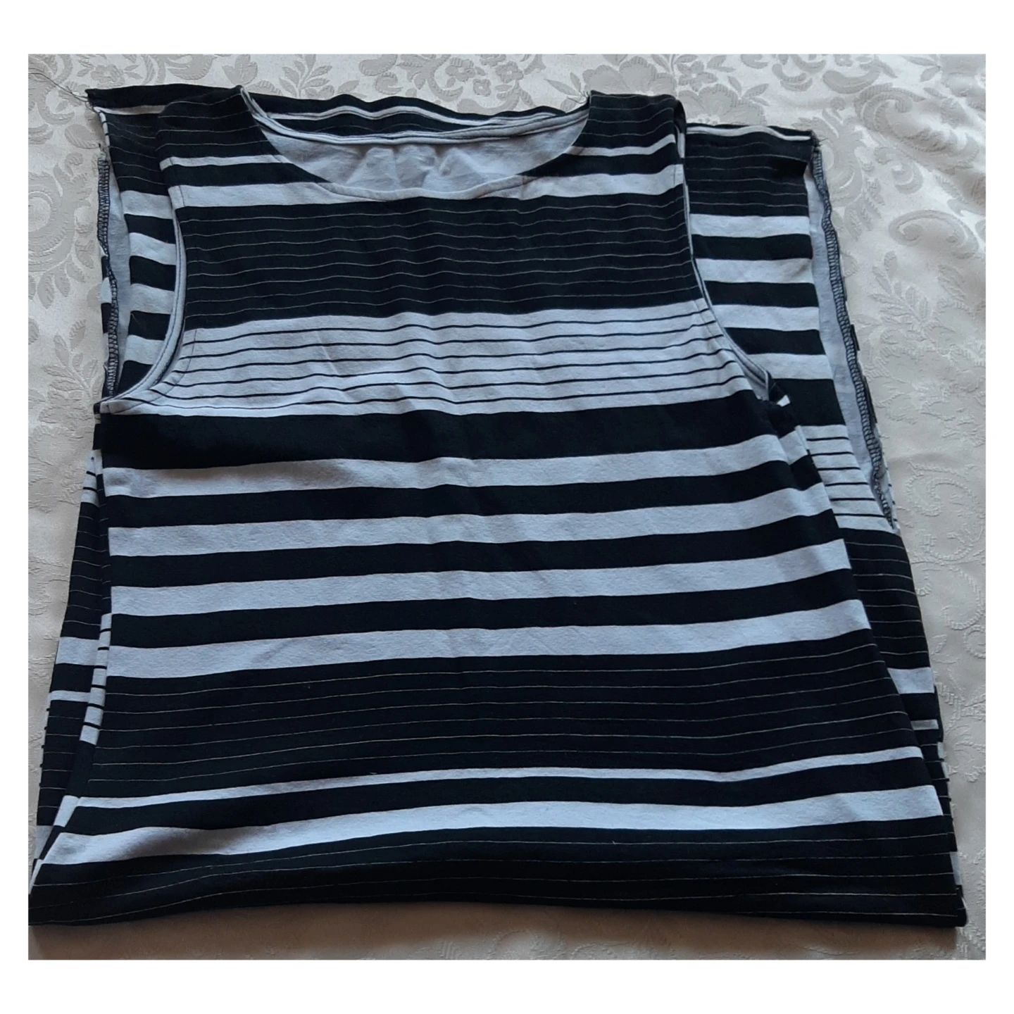 Bundle of 3 Striped Dress, Denim Shirt, Plaid Button-Up - photo 5