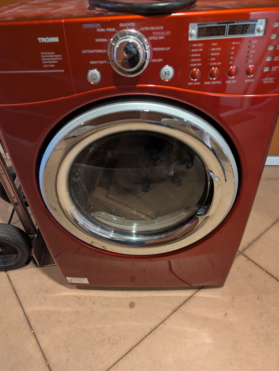 LG Red Front Load Dryer