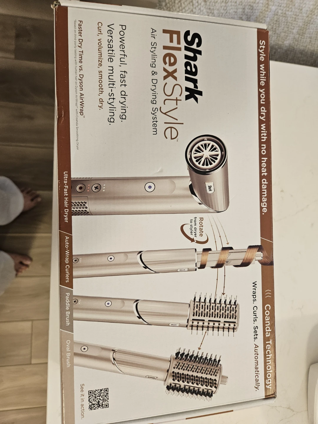 Never Used: Shark FlexStyle Air Styling & Drying System - photo 3