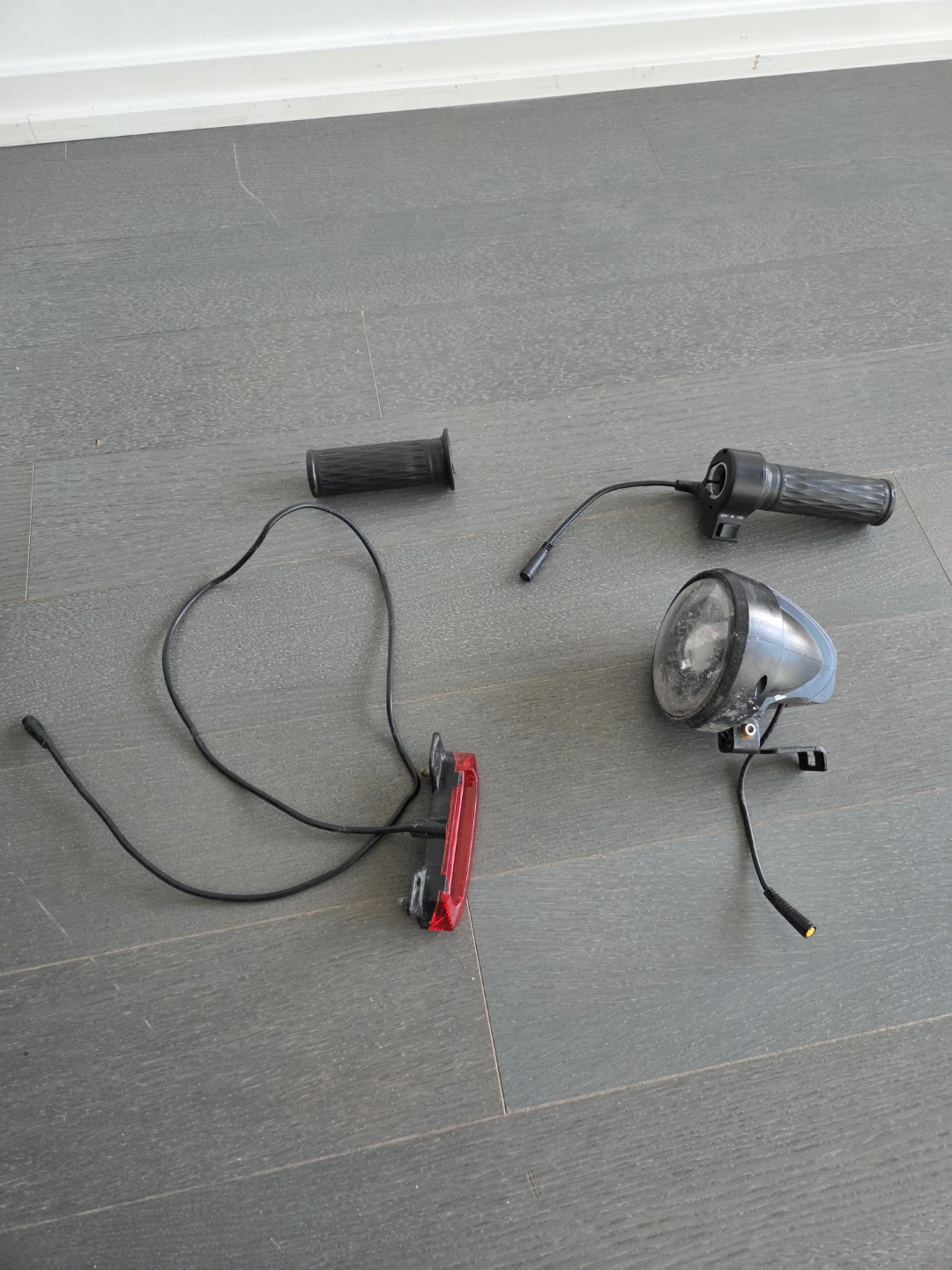Electric Bike Light Set and Grip