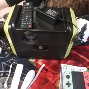 Portable Projector with Remote and AC Adapter