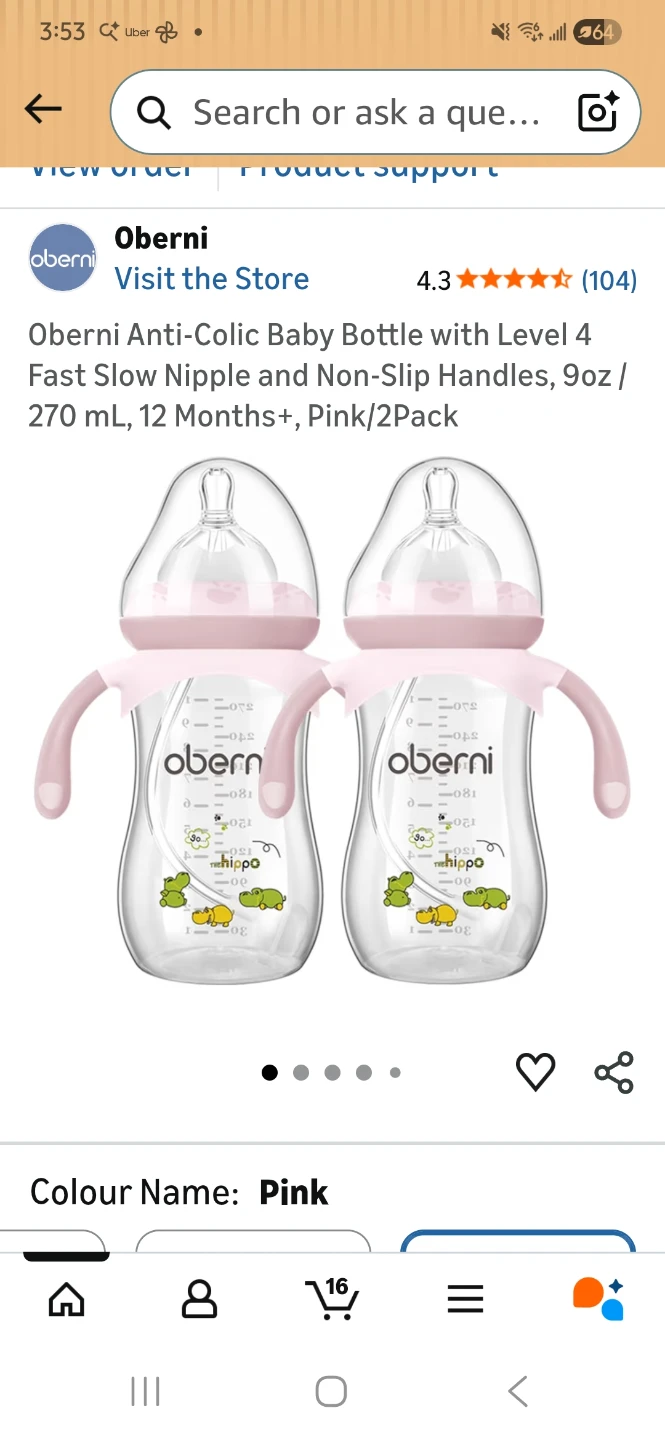 2Comotomo, 2 Oberni and 5 Avent baby bottles