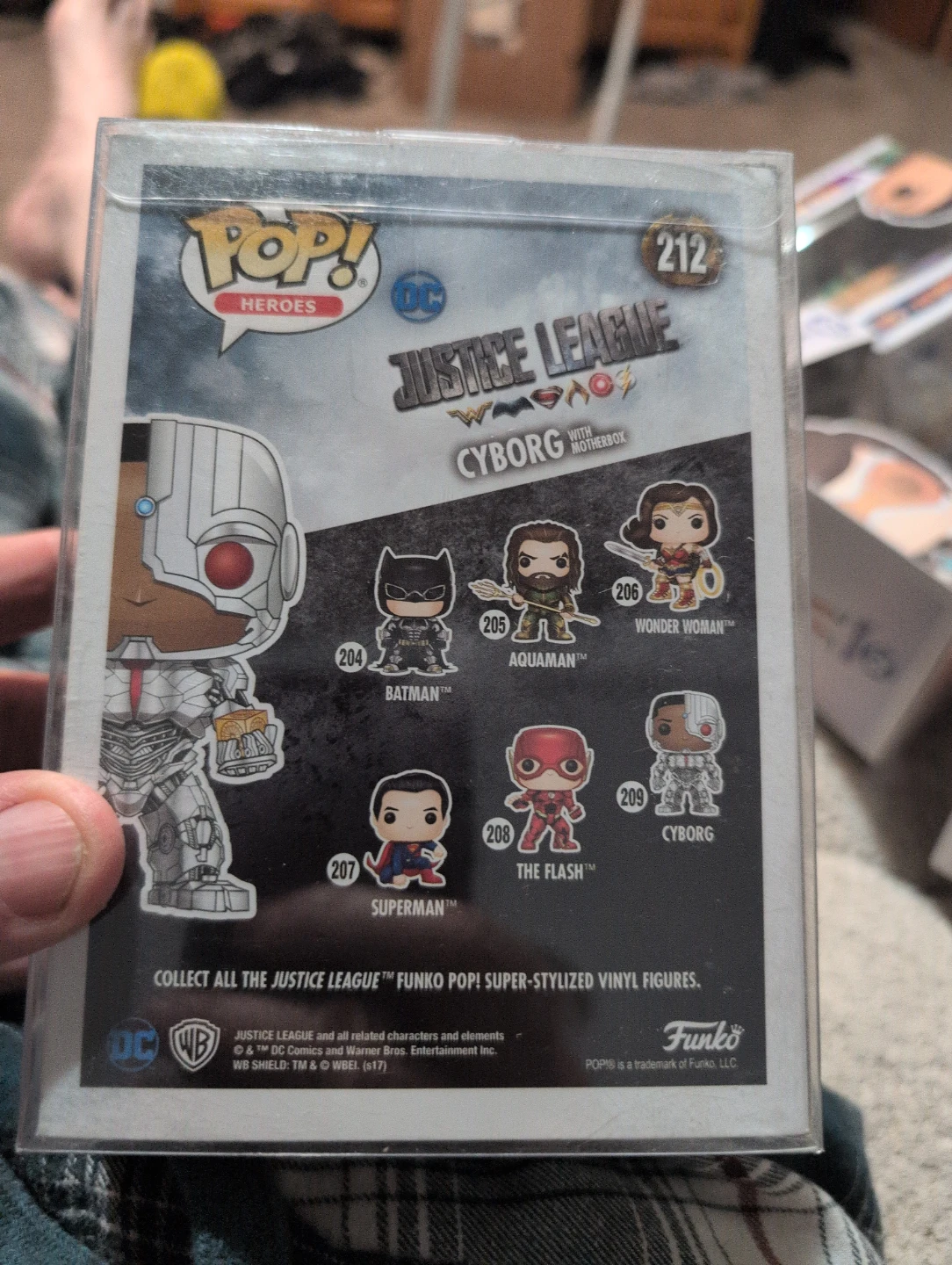 Funko Pop! DC Justice League Cyborg Vinyl Figure #212 - photo 2