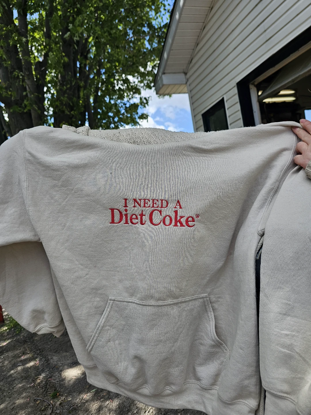 Diet Coke "I Need A Diet Coke" Embroidered Hoodie - photo 2