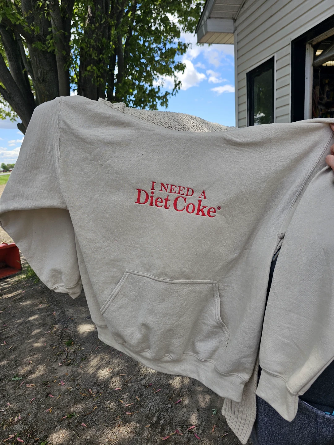Diet Coke "I Need A Diet Coke" Embroidered Hoodie - photo 4