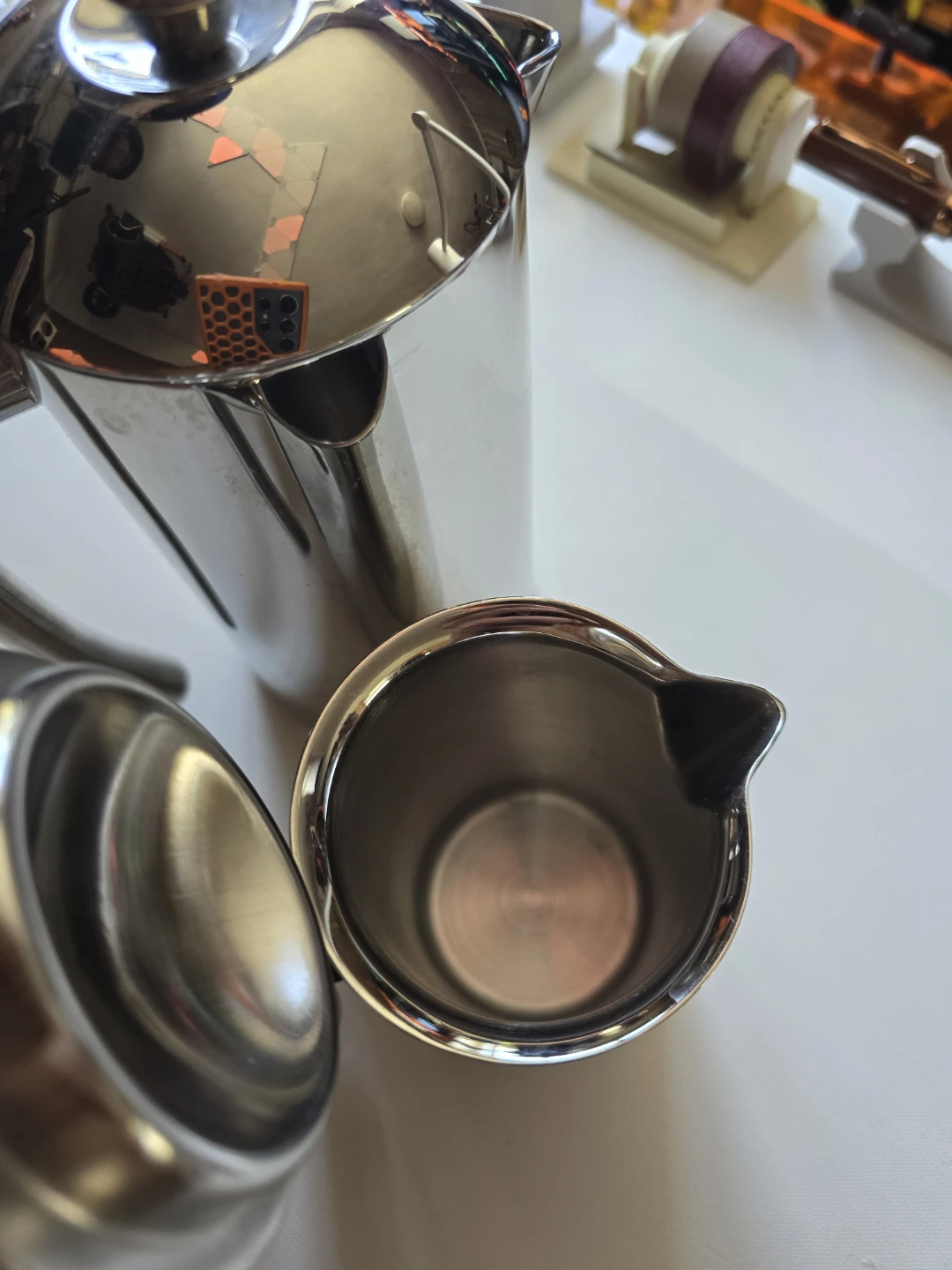 Frieling Stainless Steel double walled coffee / milk containers - photo 3
