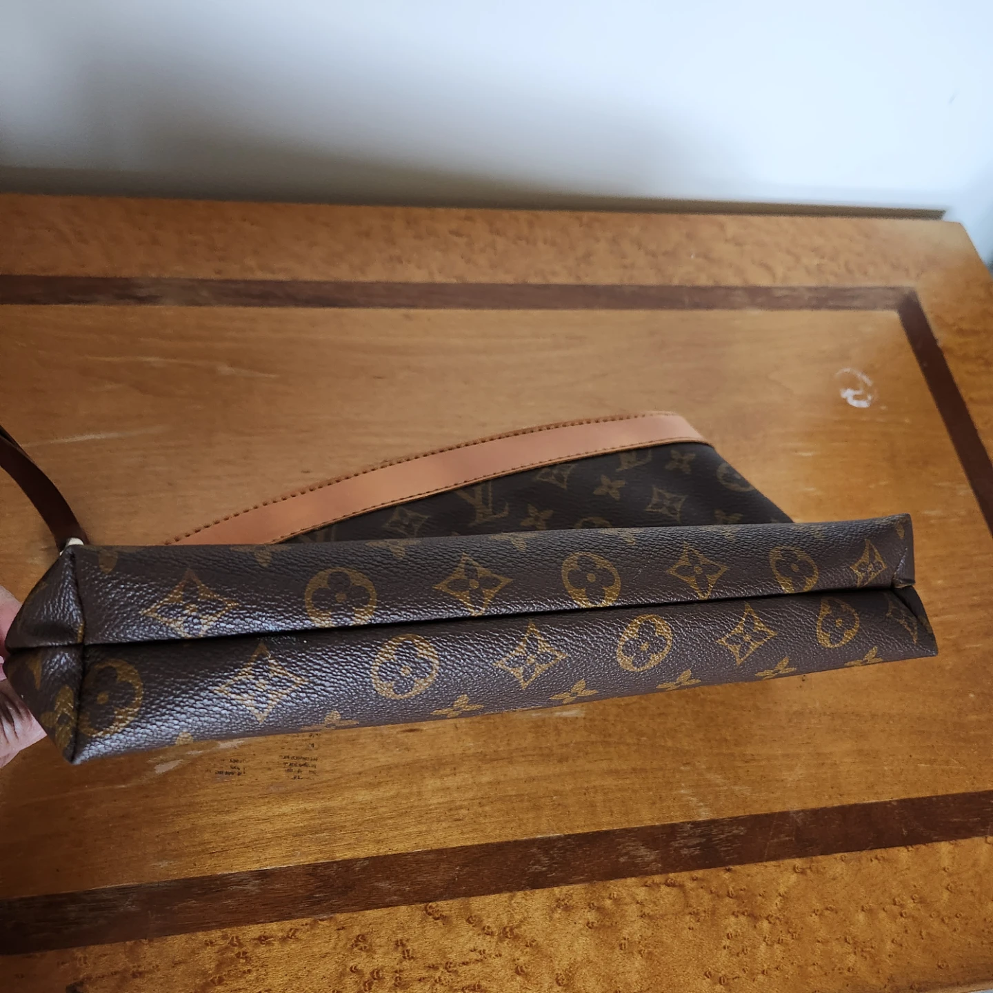 Monogram Pouch for cosmetics or toiletries - photo 5