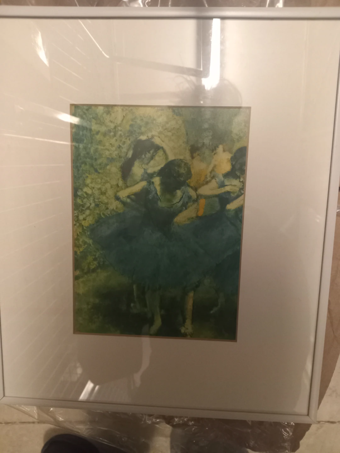 Framed Print - Dancers in Blue