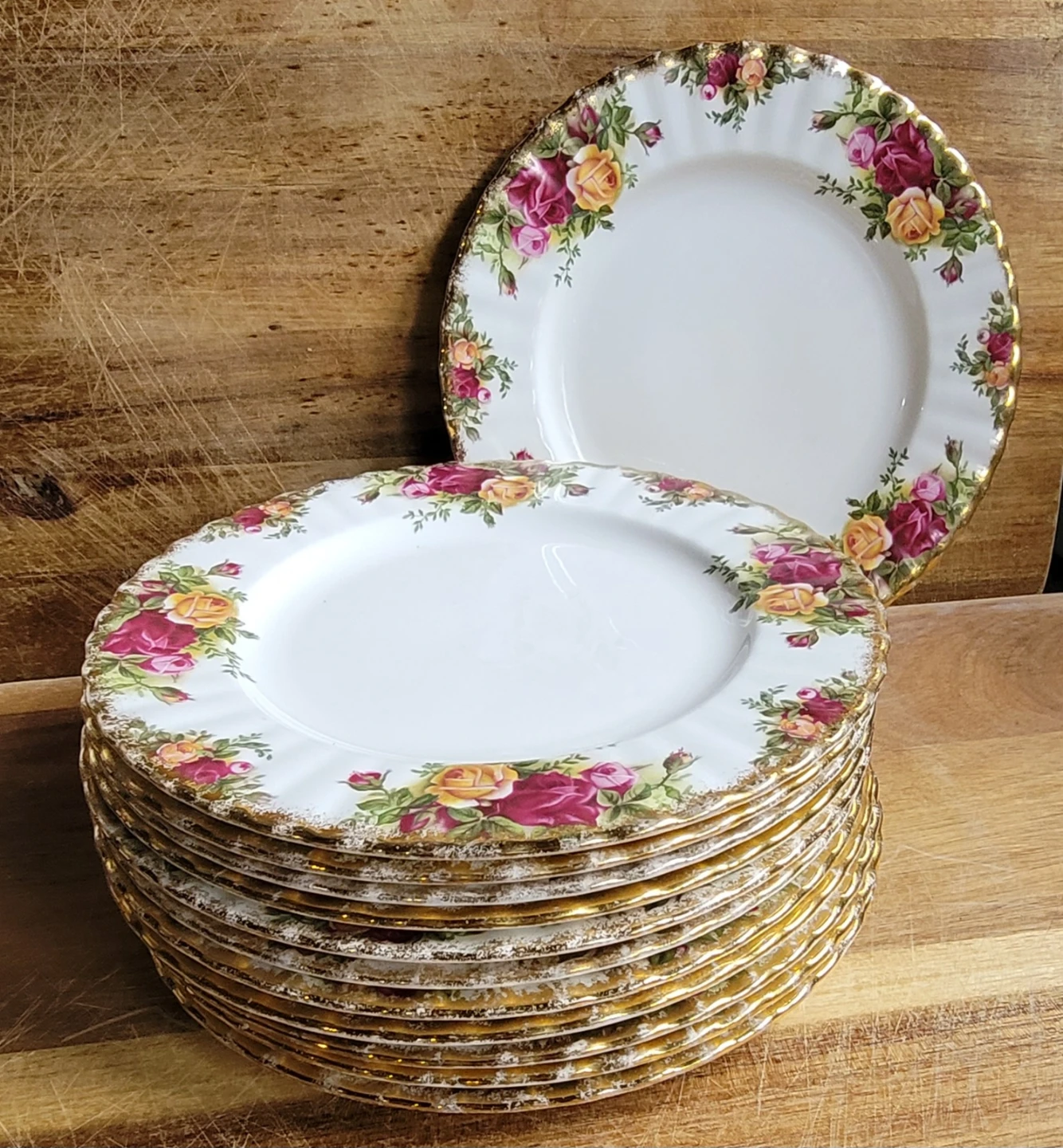 Royal Albert Old Country Roses salad Plates - Set of 12