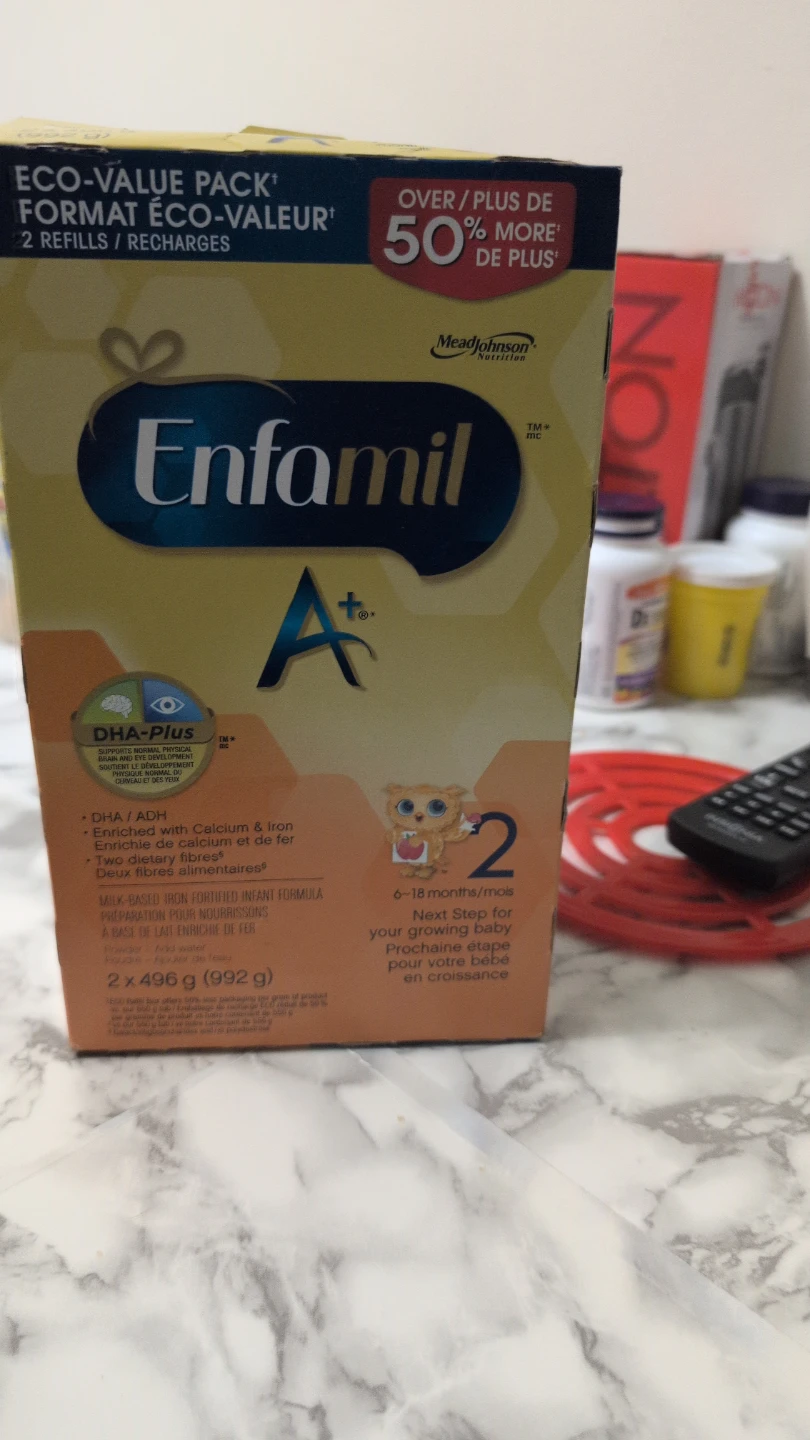 Enfamil A+ Infant Formula, 2 Refills, 992g